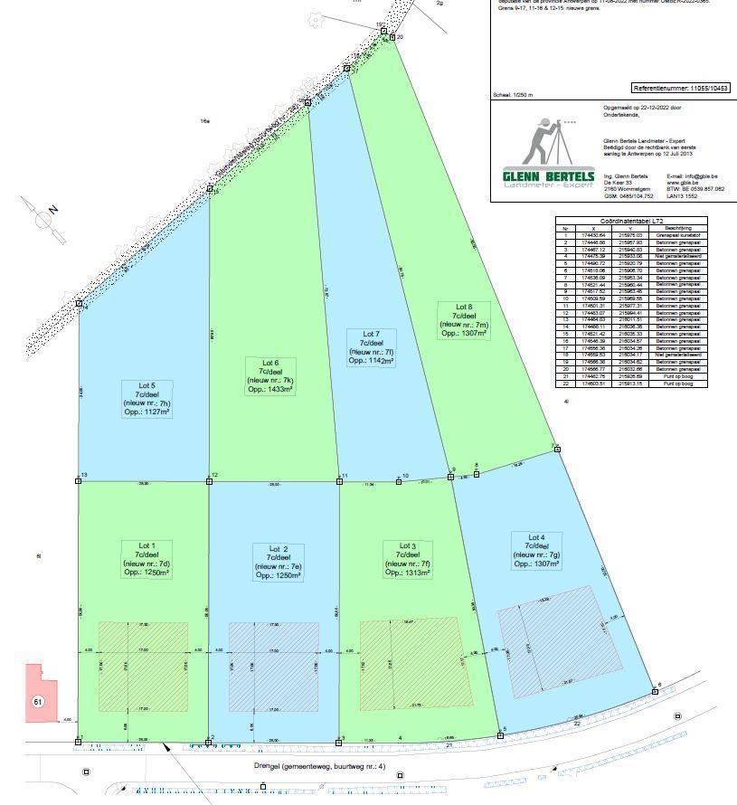 Grond te  koop in Zoersel 2980 350000.00€  slaapkamers m² - Zoekertje 10196