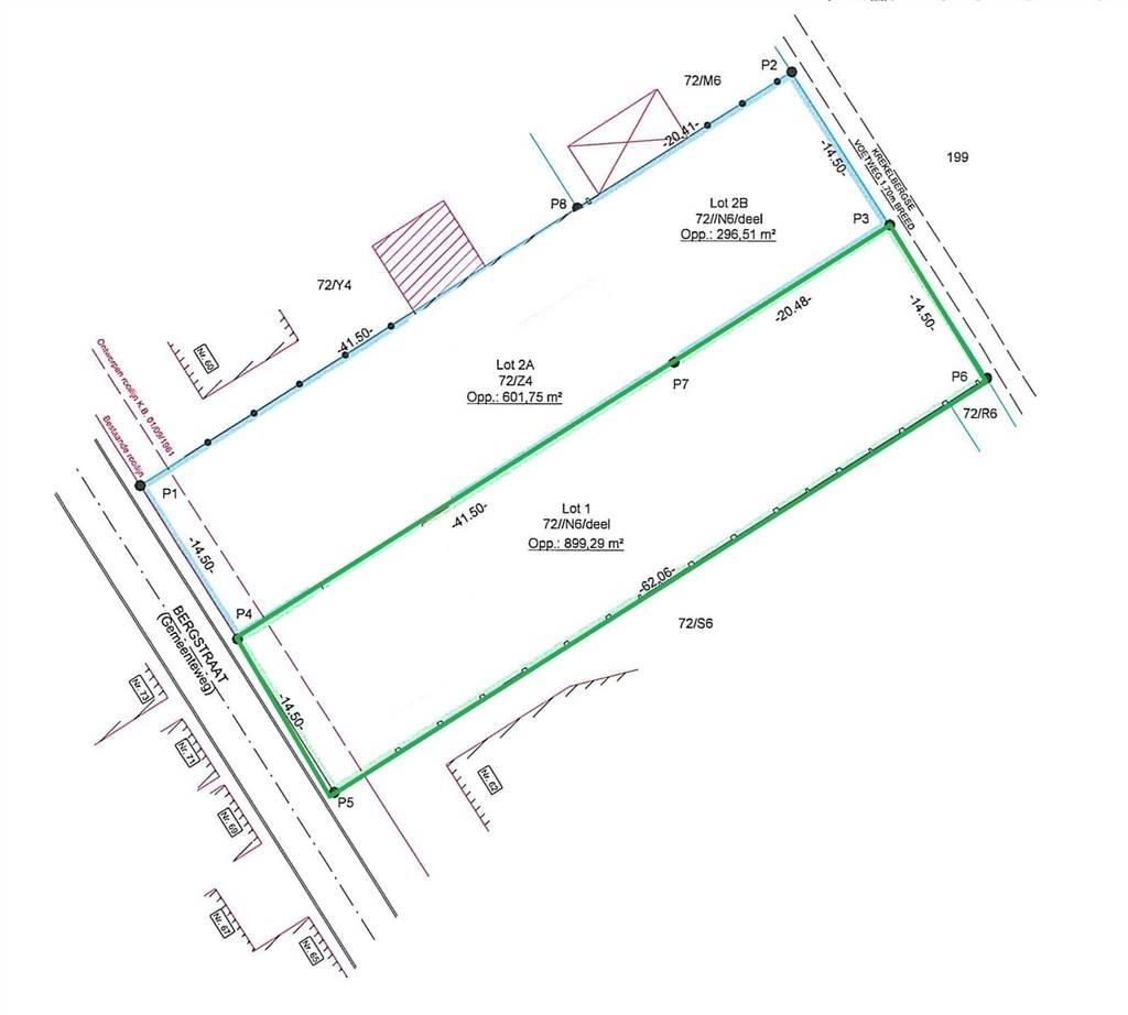 Bouwgrond te  koop in Kapellen 2950 350000.00€  slaapkamers m² - Zoekertje 28189