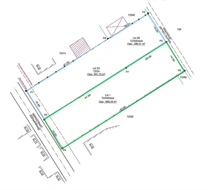 Bouwgrond te  koop in Kapellen 2950 350000.00€  slaapkamers m² - Zoekertje 89906