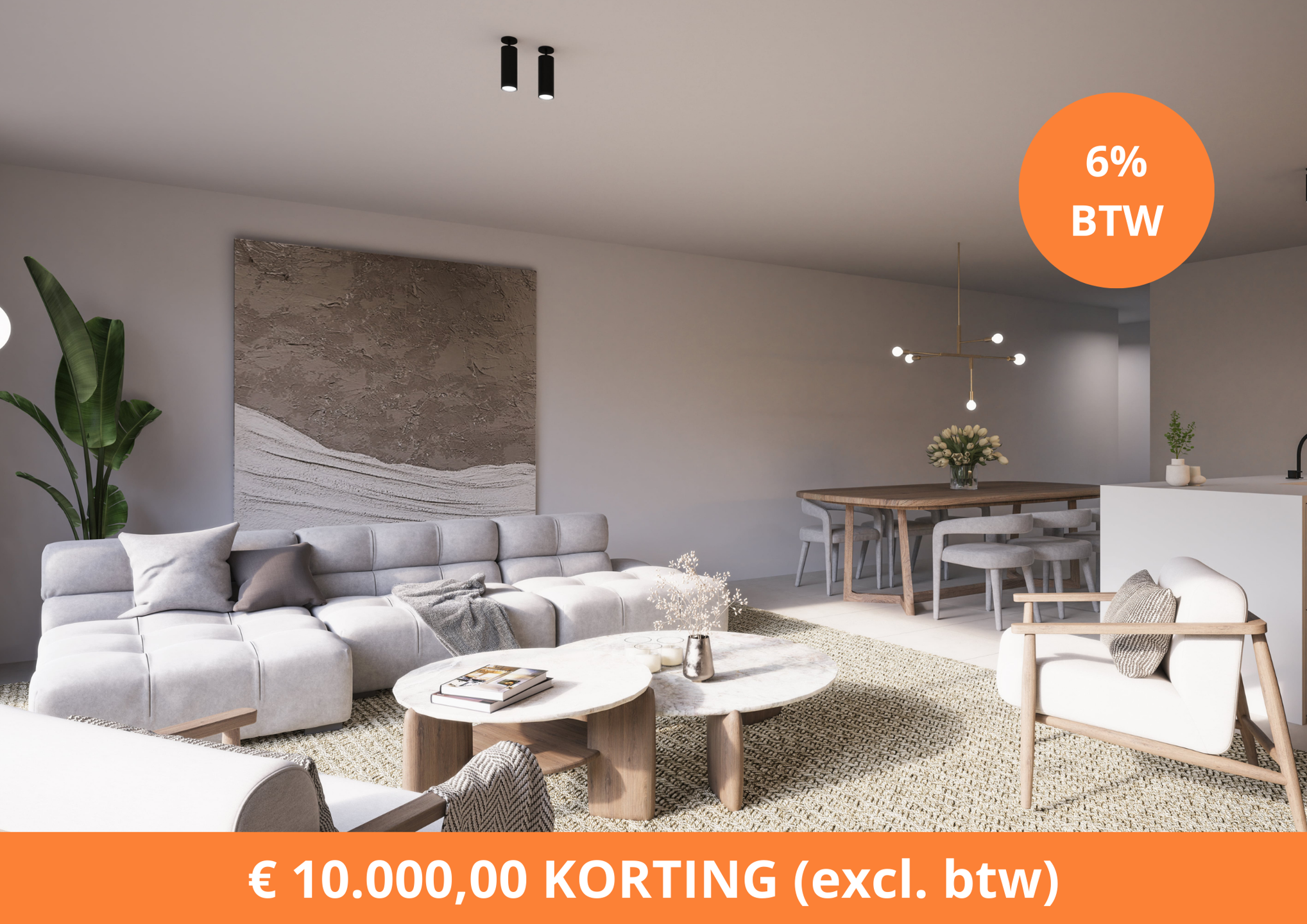 Appartement te  koop in Bornem 2880 297000.00€ 1 slaapkamers 74.30m² - Zoekertje 44254