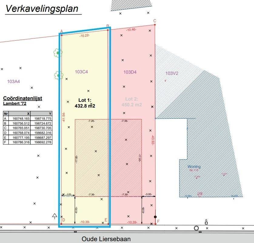 Grond te  koop in Duffel 2570 196000.00€  slaapkamers m² - Zoekertje 49856