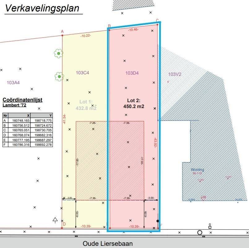 Grond te  koop in Duffel 2570 200000.00€  slaapkamers m² - Zoekertje 49855