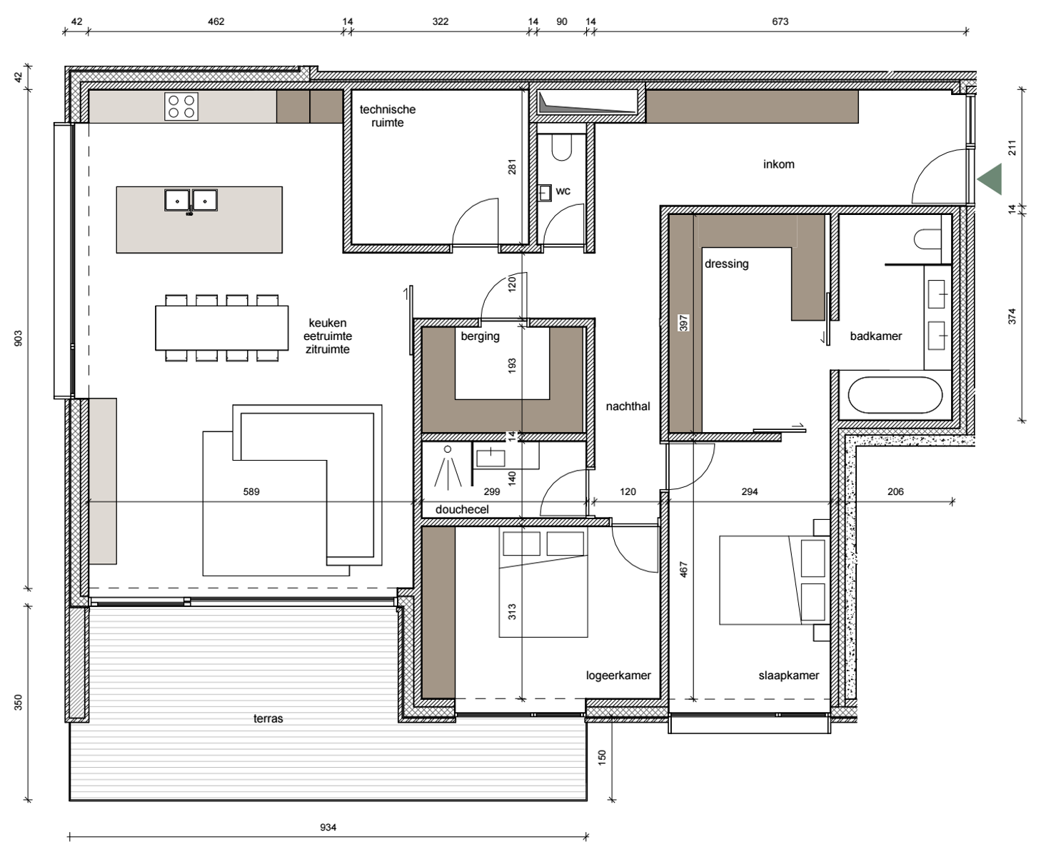 Appartement te  koop in Mechelen 2800 702000.00€ 2 slaapkamers 166.00m² - Zoekertje 296977