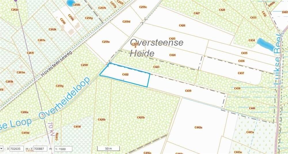 Grond te  koop in Meerhout 2450 30000.00€  slaapkamers m² - Zoekertje 307908