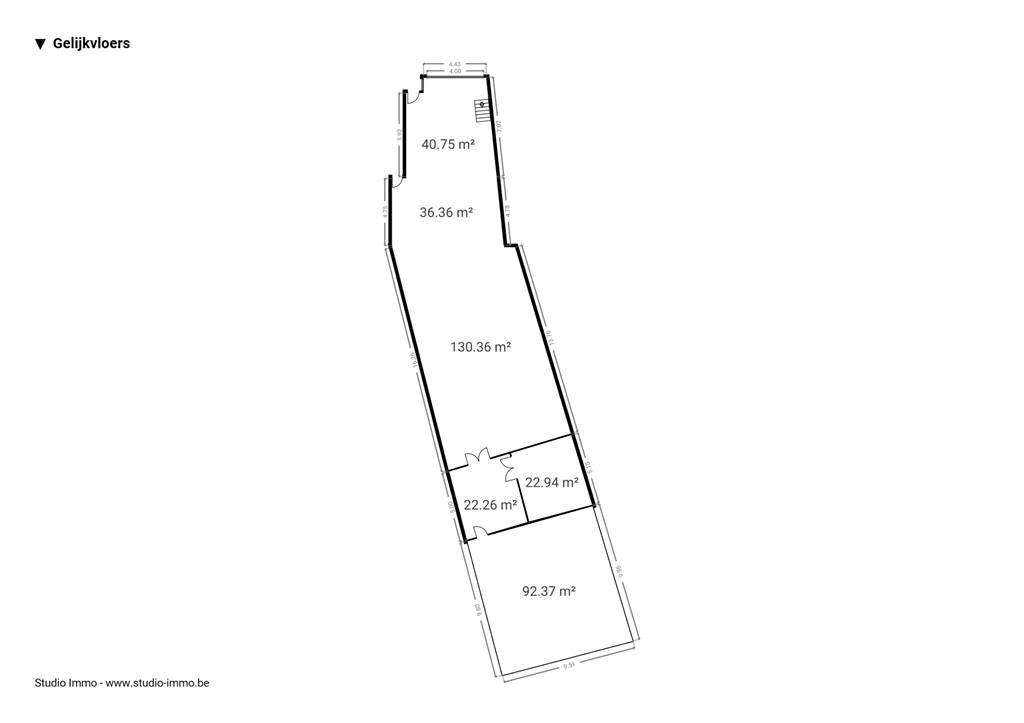 Handelszaak te  koop in Ekeren 2180 349000.00€ 3 slaapkamers 531.00m² - Zoekertje 307008